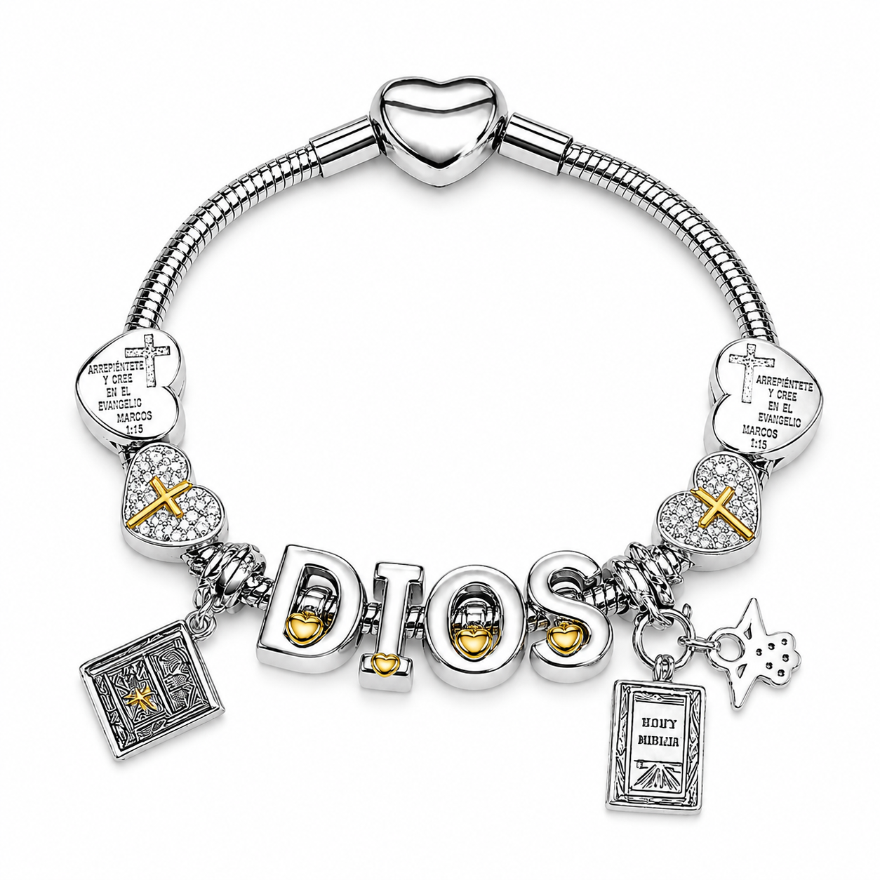 Pulsera Charms de Fe